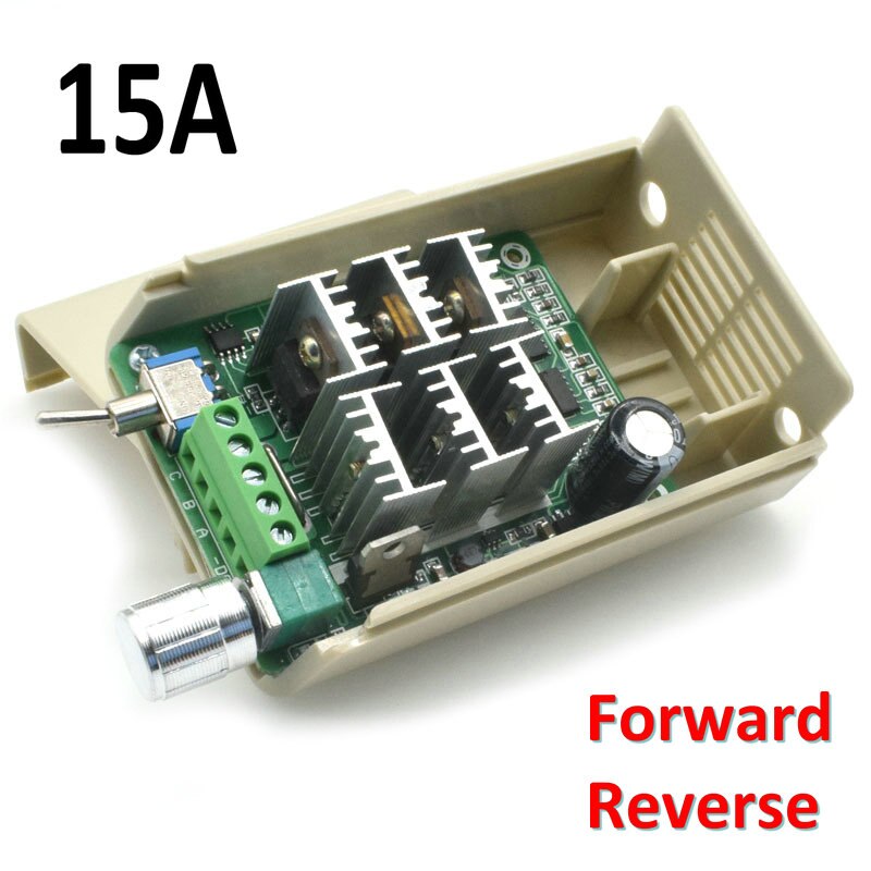 DC5V-36V 3-Phase Brushless Motor Speed Controller Reversible Switch 15A Controlador De Velocidad Del Motor De