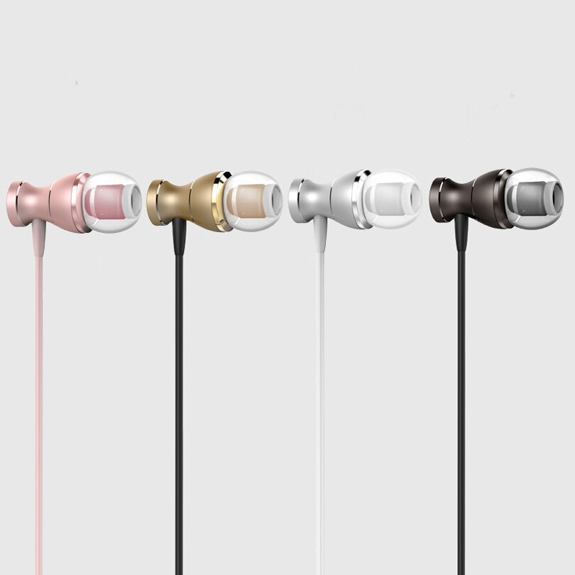 Metalen magnetische in-ear oordopjes met helderheid stereo voor panasonic toughbook cf -f9 cf-r8 cf-t8 fone de ouvido