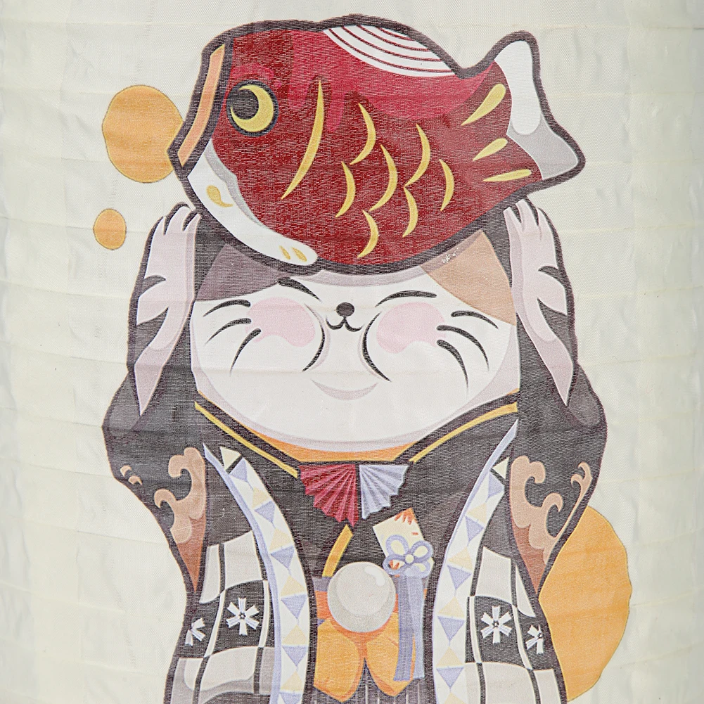 Linterna japonesa impermeable con estampado tradicional, farol colgante para decoración de restaurante, Ramen, Sashimi, Sushi