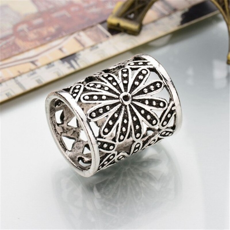 Koreanische Jahrgang-schalschnalle mit hohlem gänseblümchenmuster, schlauchschalschnalle, seidenschalclips, broschen für damen, schmuck, bekleidungsaccessoire