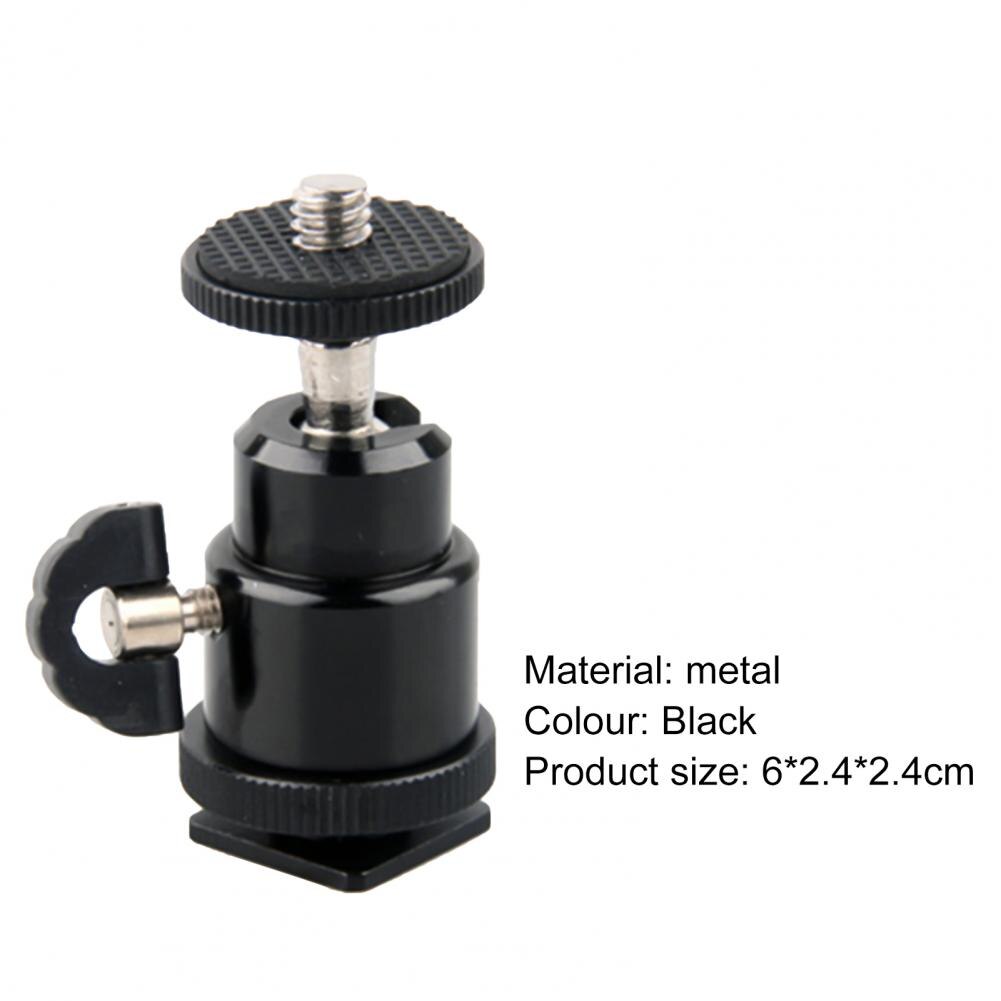 Standard 1/4 Schraube Hafen Ball Kopf Bequem Panorama Metall 360 Grad schwenken Stativ Adapter für Kamera
