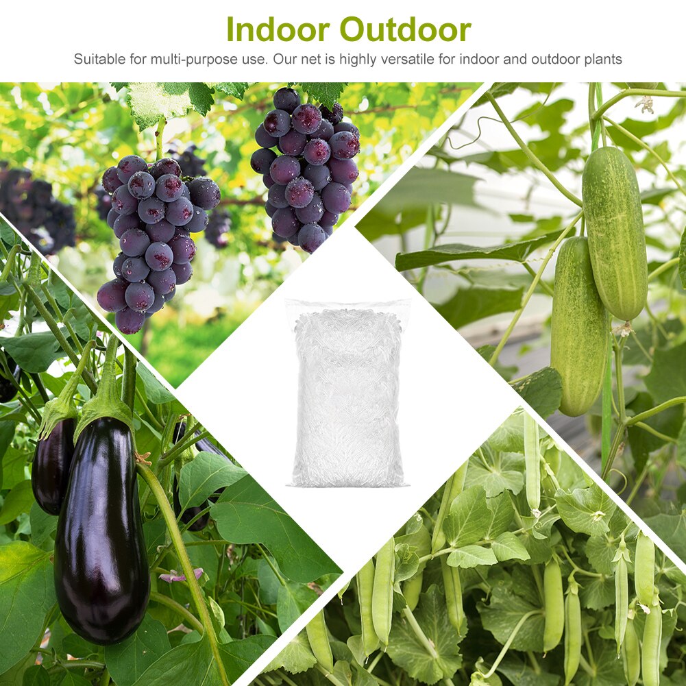 Trellis Netting Vine Multipurpose Plant Support Mesh Heavy Duty Fruits Home Garden Vegetable High Yield Tomatoes For Grow Tents