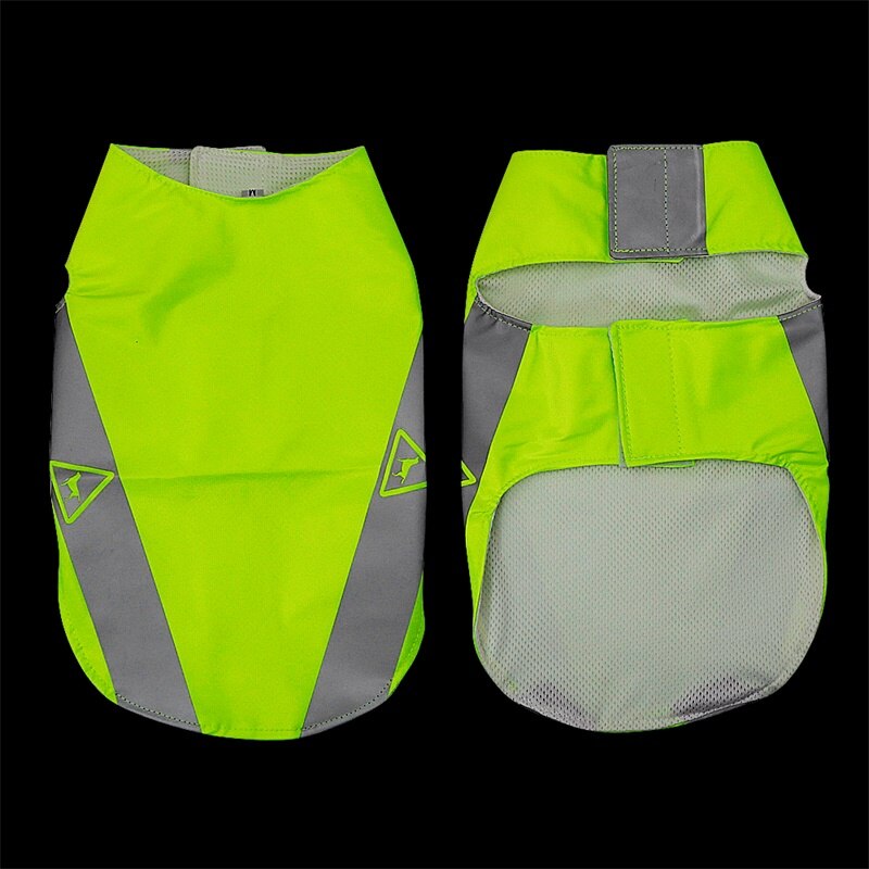 Dog Vest Reflective Clothes Night High Visibility Dog Safety Vests Lightweight Breathable Pet Outdoor Hiking Walking Jacket Coat