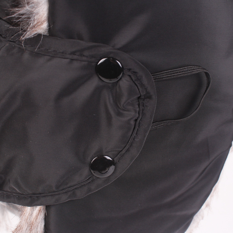 Vinter utomhus varm unisex balaclava öronlapp bombermössa halsduk herr kvinnor rysk trapper trooper snöskida med halsduk kalla kepsar