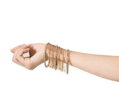 Indien Pakistan Mädchen tanzen Zubehör Frau Bauchtanz Leistung Armbinde Frau Schießen Kette Armbinde: B