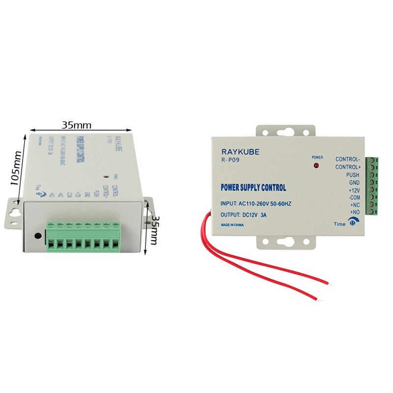 -RFID Keypad Door Access Control System Kit Electric Magnetic Electronic Door Lock Power Supply 5Pcs Key Fobs Full Set Door S