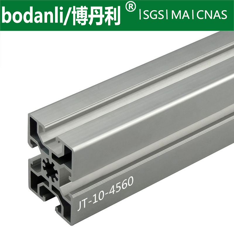 Perfiles de aluminio industrial Bodanli 4560 Perfil de aleación extruida ranura T estándar europea 6063 t5 para enmarcar