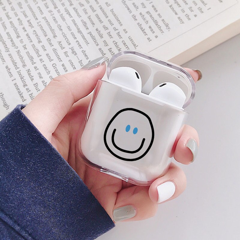 Case for airpods Cute Earphone Case For AirPods Cover Cartoon Wireless Earphone Accessories for Apple Airpods Soft Case Bag: I200334