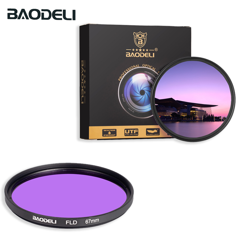 BAODELI Fld Filter 49 52 55 58 67 72 77 82 Mm For Camera Canon Lens Eos M50 6d 90d 600d Nikon D3200 D3500 D5100 D5600 Sony A6000