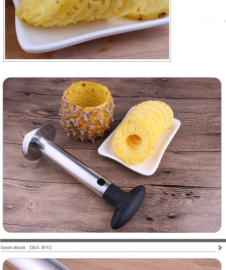 Éplucheur d'ananas facile à couper | Coupe-ananas carottier fruits légumes outil de coupe couteau accessoires de cuisine