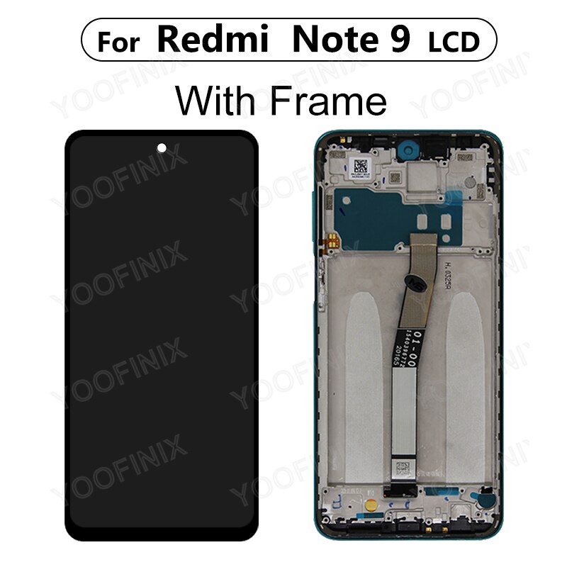 6.53&quot; Original For Xiaomi Redmi Note 9 LCD Display Screen Replacement For Redmi 10X 4G LCD M2003J15SG Display M2003J15SC Parts: Note 9 With Frame