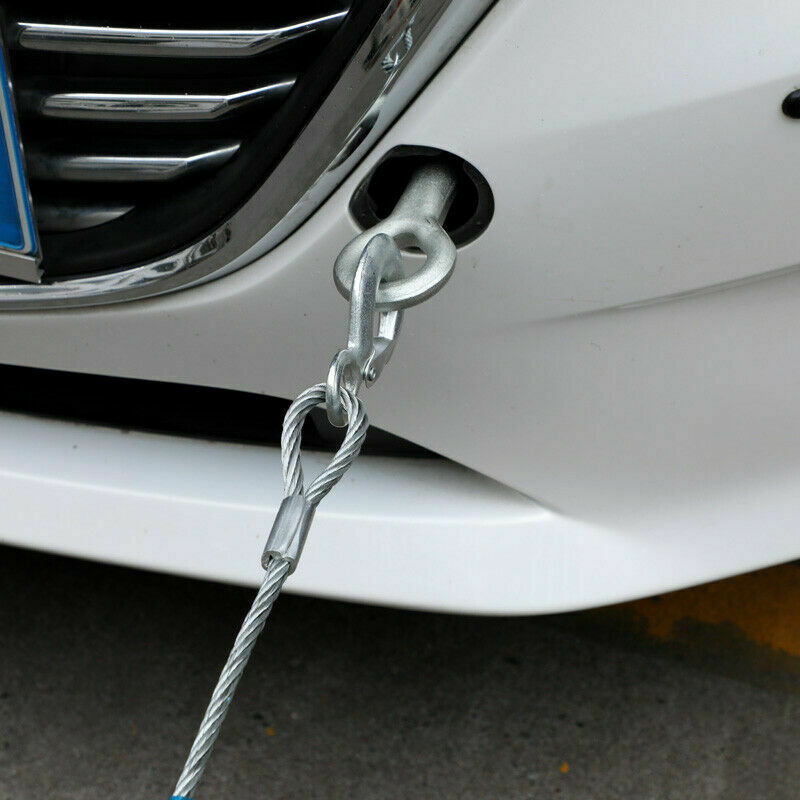 4m nødslæbetov 5 tons bugseringskrog biltov wire varevogn metal lastbil stærk træk heavy duty