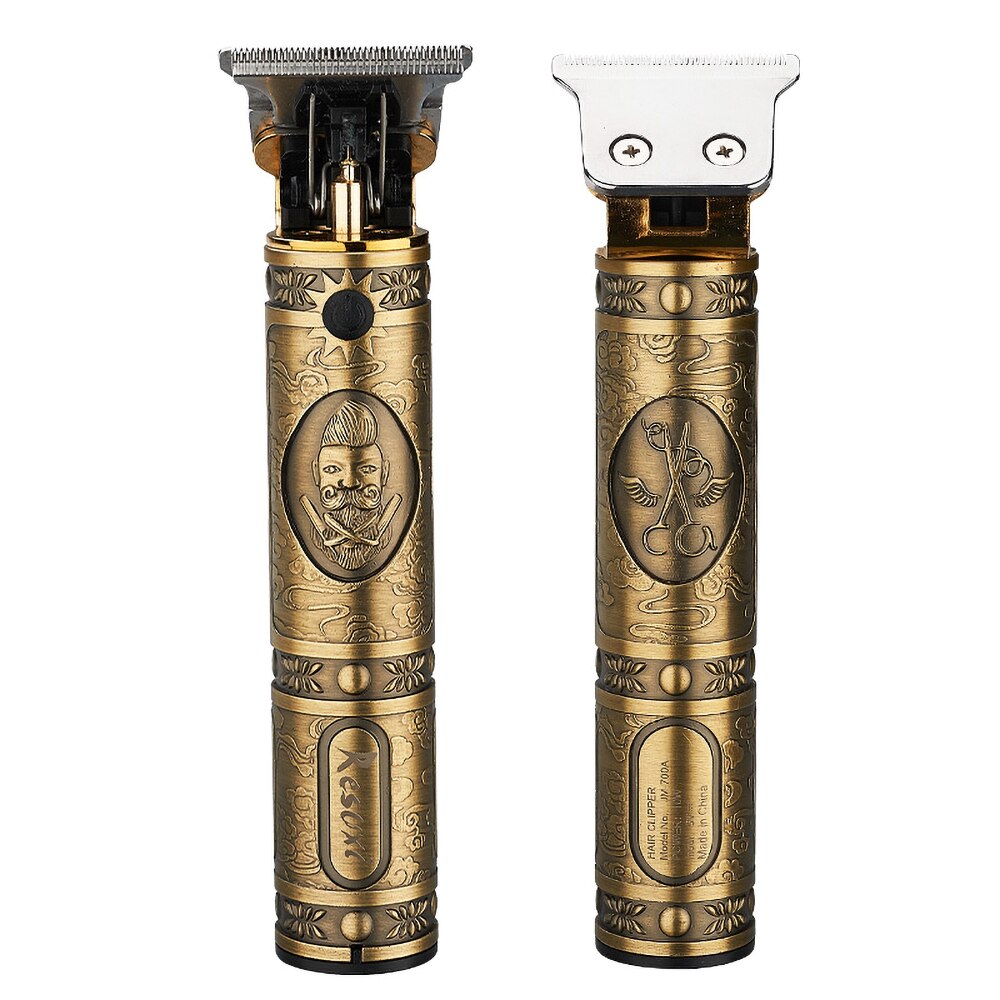 Close-cutting Digital Hairdresser Electric Hair Clipper Barber Men Hair Trimmer Rechargeable 0mm T- Blade Machine