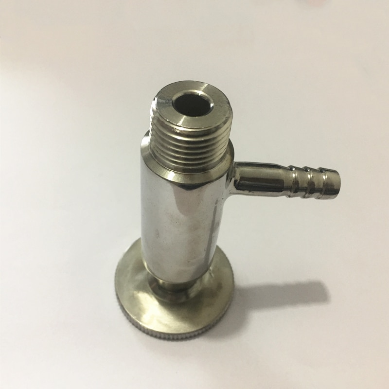 1/2" Male Thread Sanitary Sample Valve DN15 Stainless Steel SUS304 Food Medicine Elliptic Sampling Valve