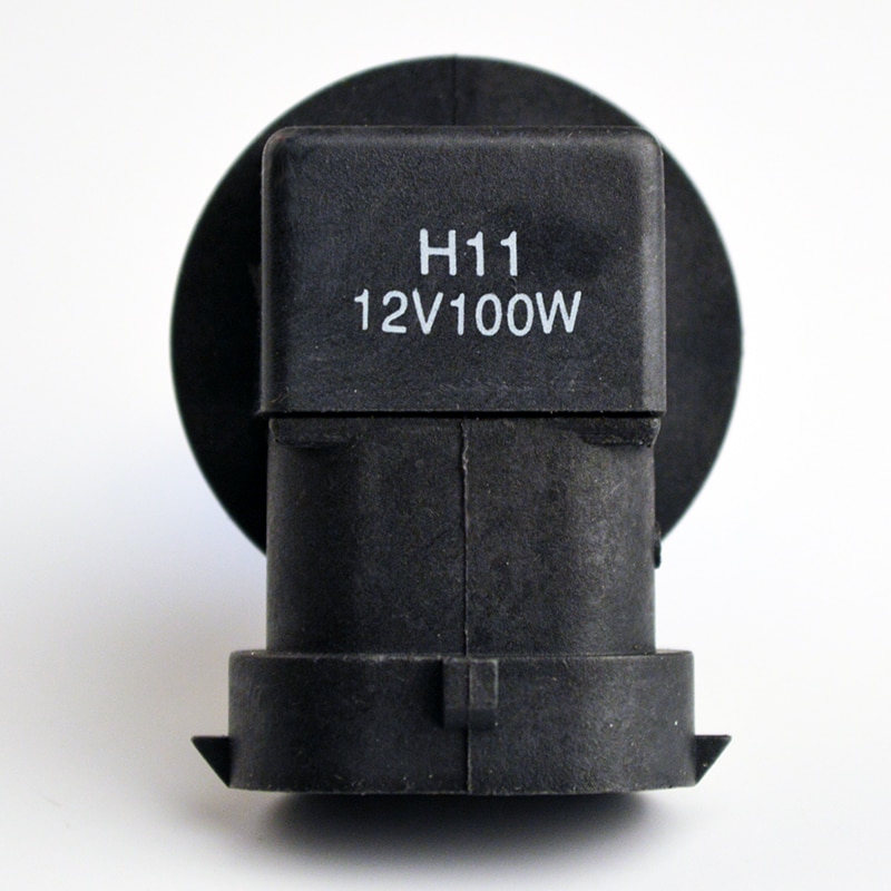 hippcron H11 Halogen Bulb 12V 100W Super White 5000K Quartz Glass Dark Blue Car HeadLight Lamp