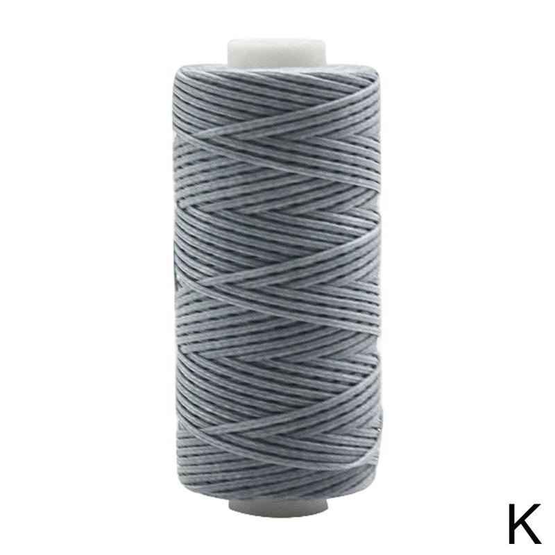 260M Multi Farbe Wachs Faden Single Filament Polyester Hand Stricken Schnur Gurt Kette Seil Korn Nähen Handwerk Pro Leder C J1E5: K