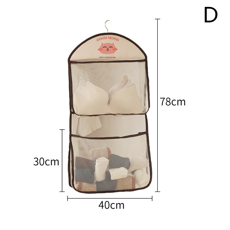 Organizador colgante, caja de almacenamiento de ropa, organizador de armario para calcetines, sujetador, ropa interior, pantalones vaqueros, bolsa colgante, organización de ropa