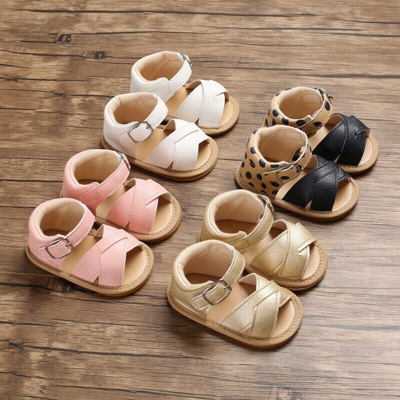 Zomer Kinderen Schoenen Mode Pu Leer Zoete Kinderen Sandalen Voor Meisjes Peuter Baby Ademend Hollow Out Schoenen 0-18M