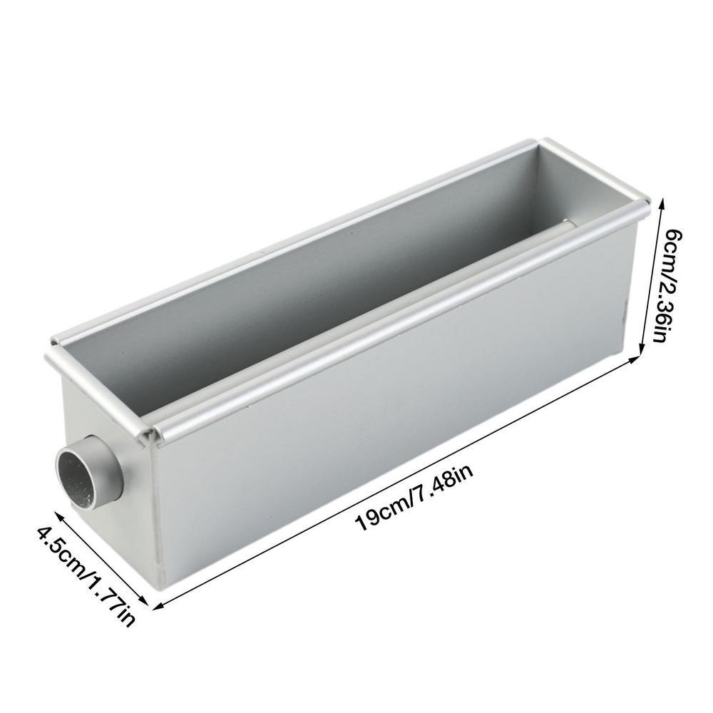 Lange Reis Cakevorm Pond Cakevorm Met Middenbuis Inzetbuis Retangular Pond Cakevorm: Black