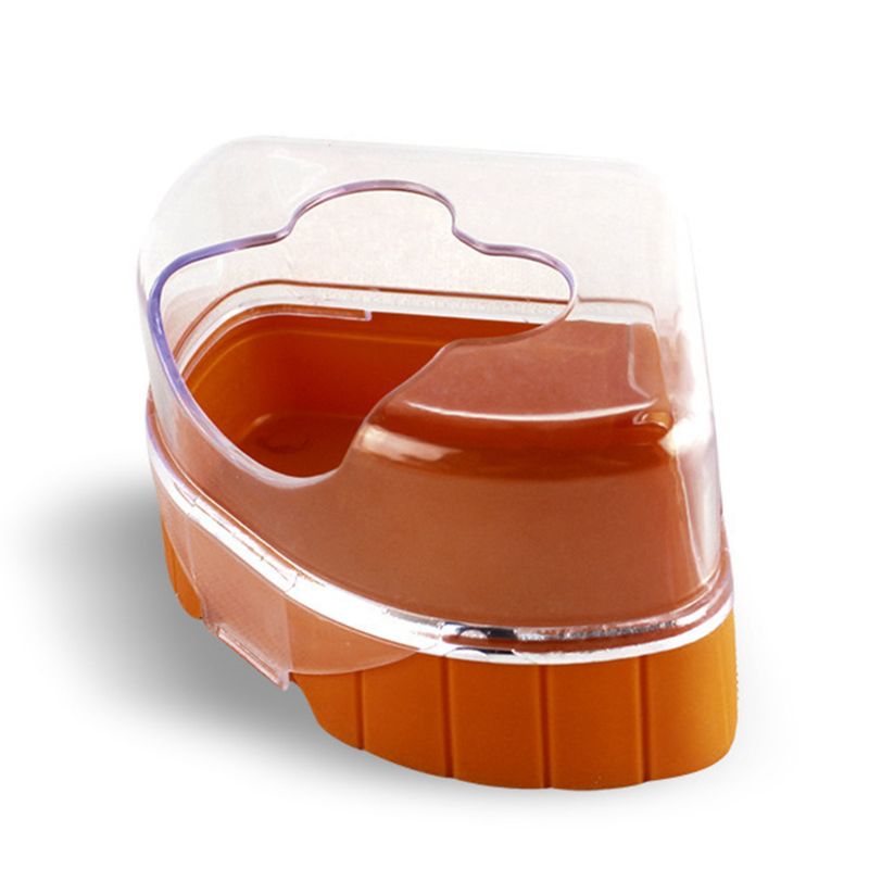 Transparante Hamster Badkamer Container Zandbak Woestijnrat 'S Plastic Zand Droog Wc 72XF