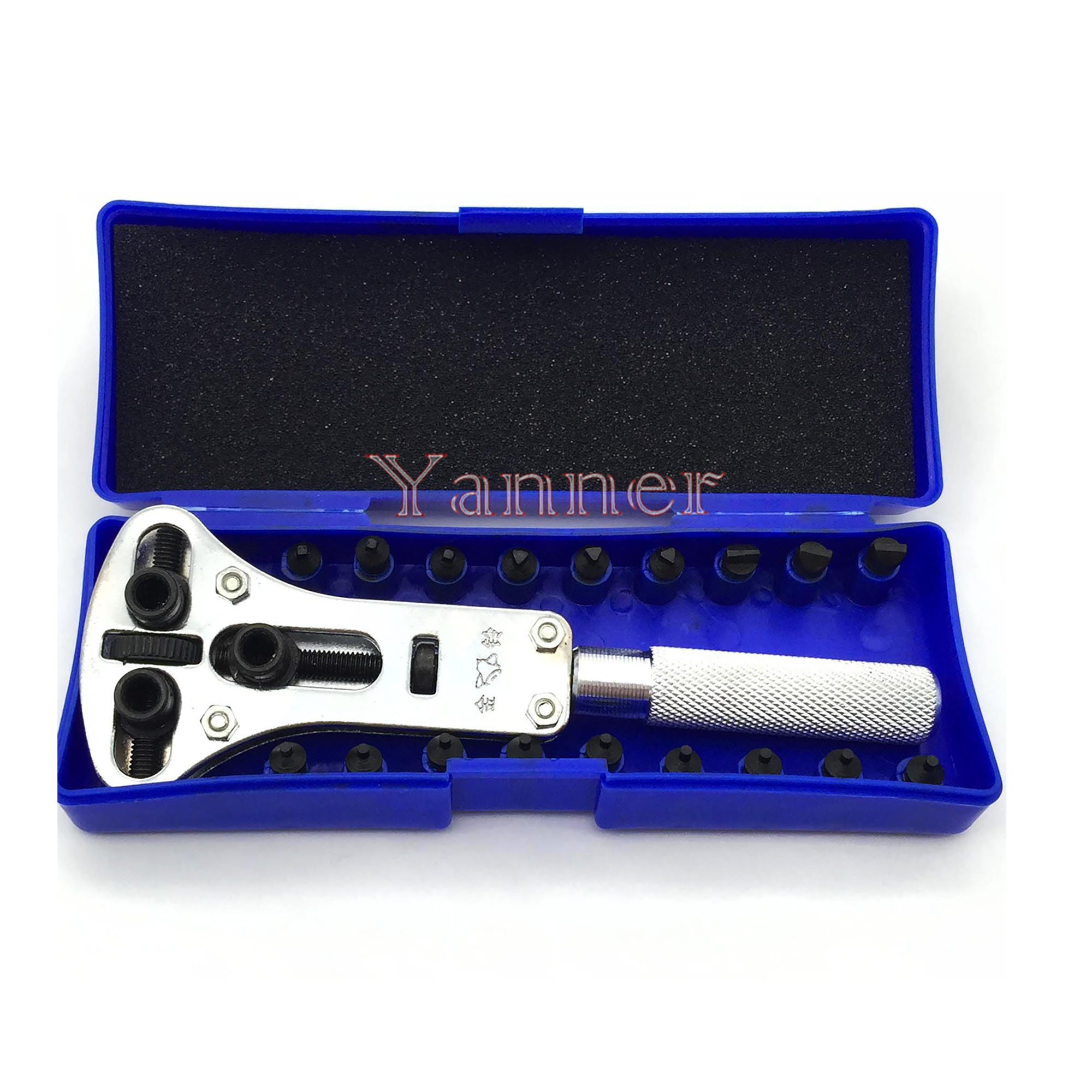 Jaxa Style Watch Case Opener Tool Kits Watch Repair Tool Kits for Watchmakers Changing Battery