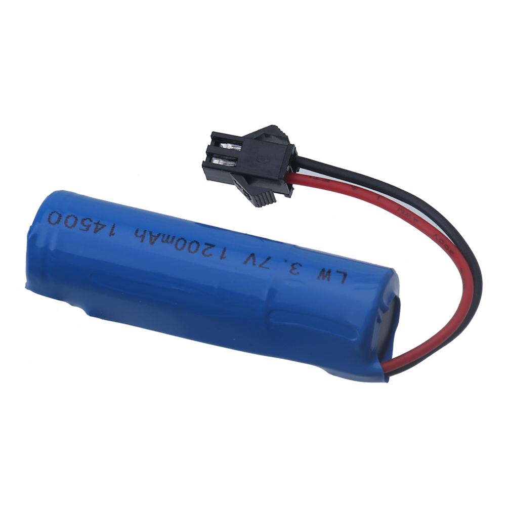 3.7V 1200mAh battery 14500 2S rechargeable battery for remote control toy helicopter train motorcycle 3.7v RC Stunt Car battery