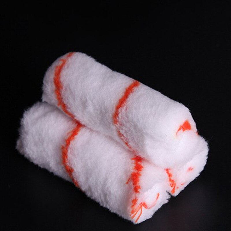 10Pcs/set Roller Brush Household DIY Handle Wall Painting 105MM Simple Installation Renovation Tool Polyester Fiber Roller Brush