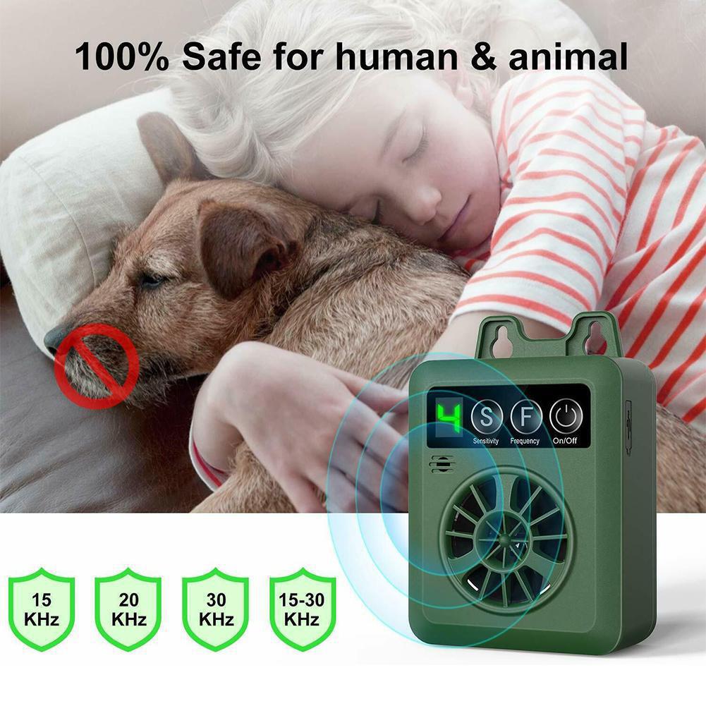 K6 Ultrasonic Anti Barking Device Anti Noise Electric Charging Trainer for Pet Dogs