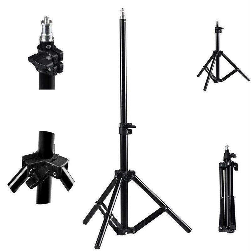 68cm Foldable Light Stand Boom for Reflector Umbrella Photo Studio Softbox Video Reflector Stand Heavy Duty Metal Flash Stand