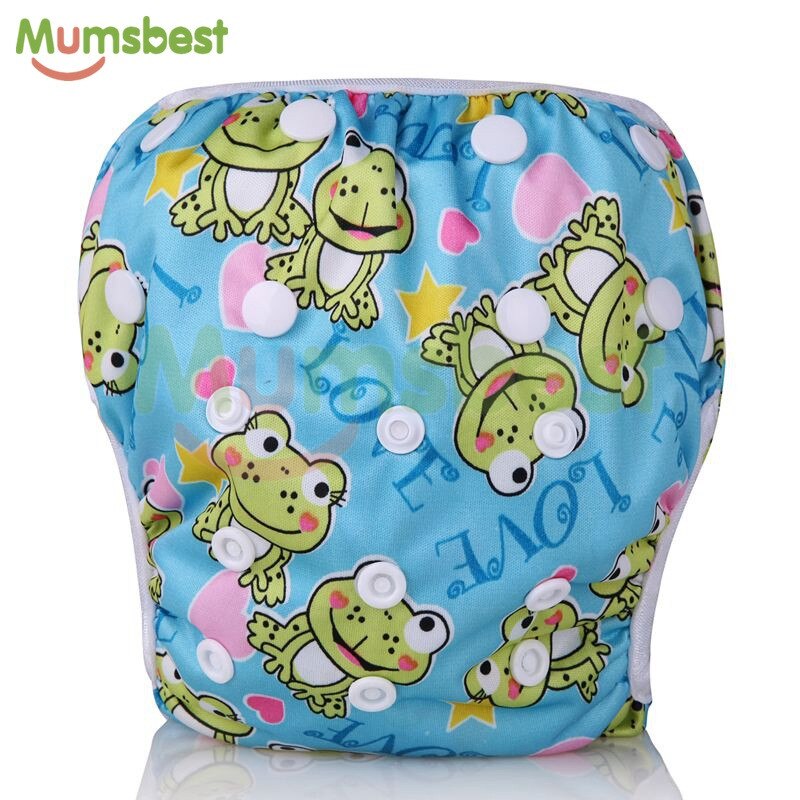 [Mumsbest] Baby Schwimmen Windeln Eine Größe Einstellbare Waschbar Windeln Schwimmbad Schlauch Schwimmen Wasserdichte Tuch Windel Abdeckung für Baby 3-15 kg: Frau84