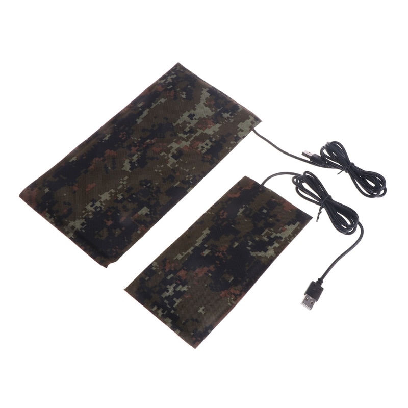 Alfombra de calor USB para mascotas, calentador de fibra de carbono para reptiles, cama impermeable con temperatura constante