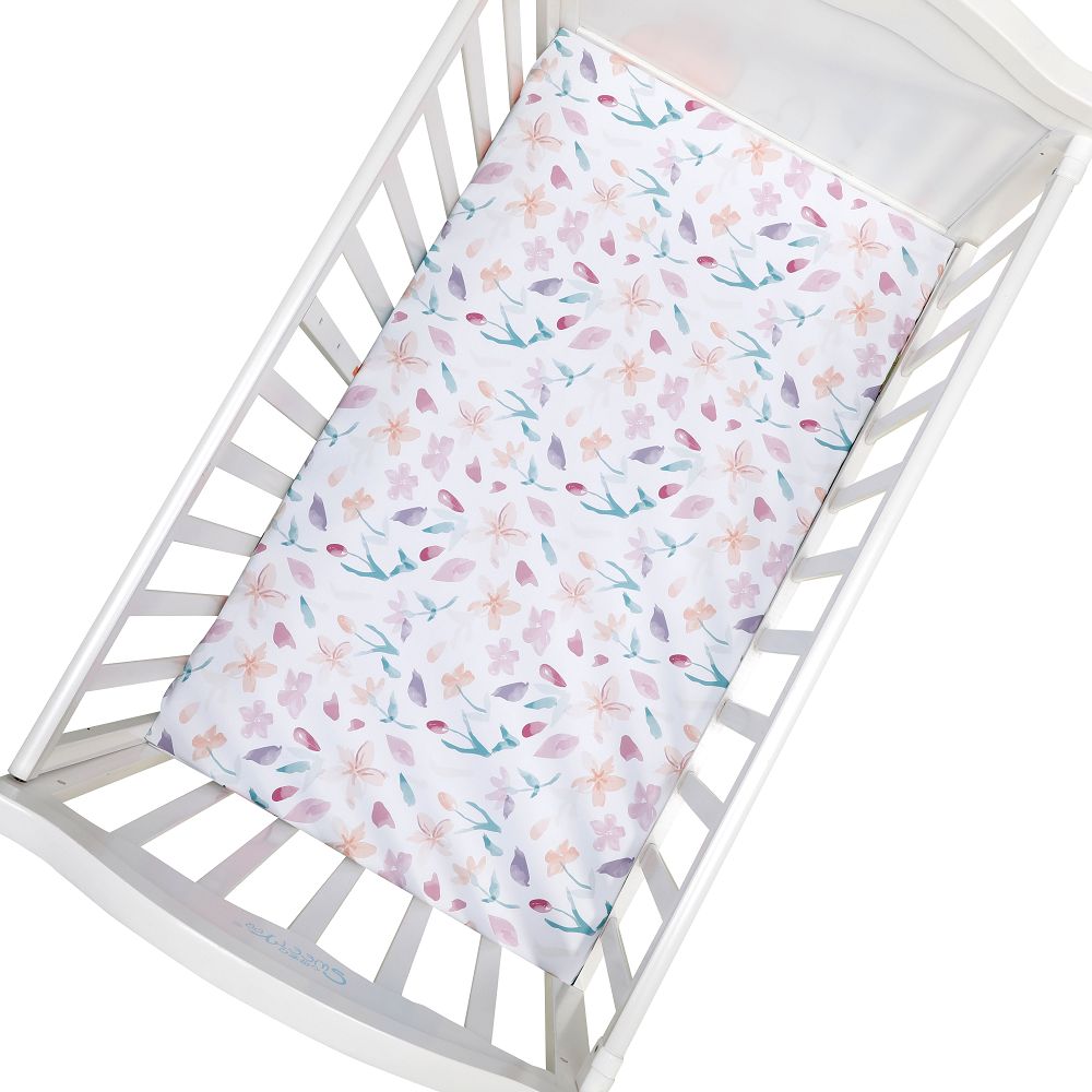 Baby-vugge lagen 1 pc småbørn lagen 100%  polyester baby lagen til standard vugge og småbørn madrasser (130*70 cm)