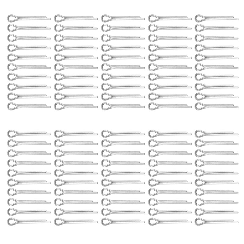 100PCS 304 Stainless Steel Cotter Pin Buckle U-Shaped Pin Steel Pin