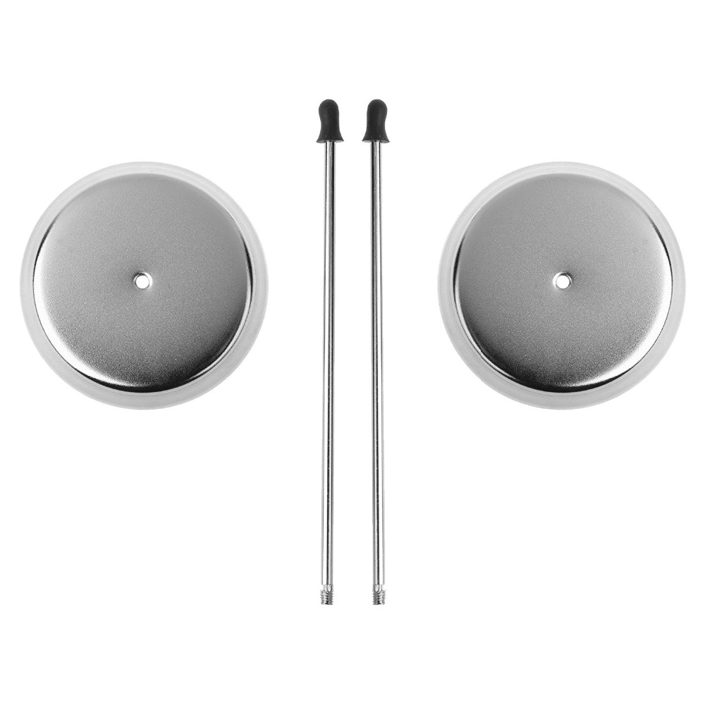 Xrhyy 2 stk sølv farge skrivebord rett stang papirholder pigg pinne kvitteringer sjekk regning gaffel seddel gaffel for restaurant bar kontor
