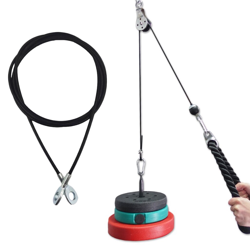 Accesorio de Cable de polea DIY para ejercicio de alta resistencia, para gimnasio de entrenamiento de hombro de tríceps: Style1