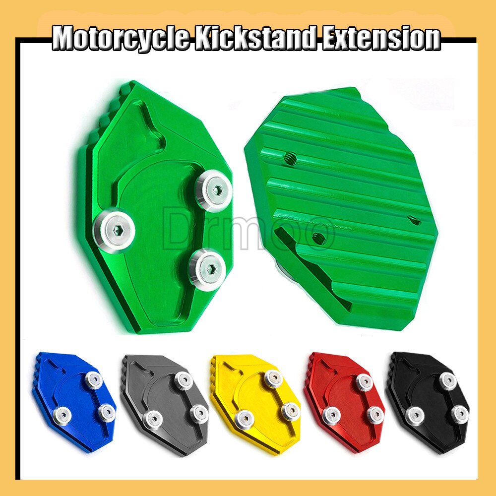 Langdurig duurzaam Motorcycle CNC Aluminium Side Stand Vergroter Pad