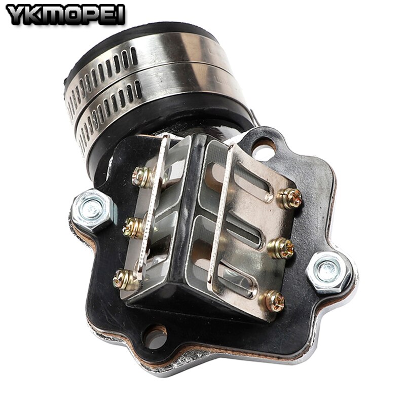 Performance Intake Manifold with Reed Valve for 2 stroke scooters moped Minarelli JOG 50 90 3KJ 4DM 1E40QMB 1E50QMF Vento ZIP