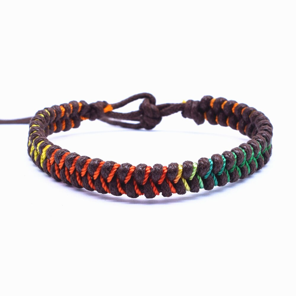 Hand geweven Kant Up Vlag Kleur Armband voor Mannen en Vrouwen Koppels Armband Sport Fans Rol- spelen Sieraden: r9