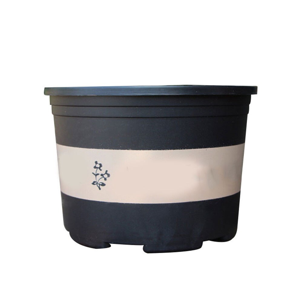 Stor rund kort blomkruka kontroll rot roskruka plantering plantor förtjockning plast blomkruka 11 x 10 x 9cm