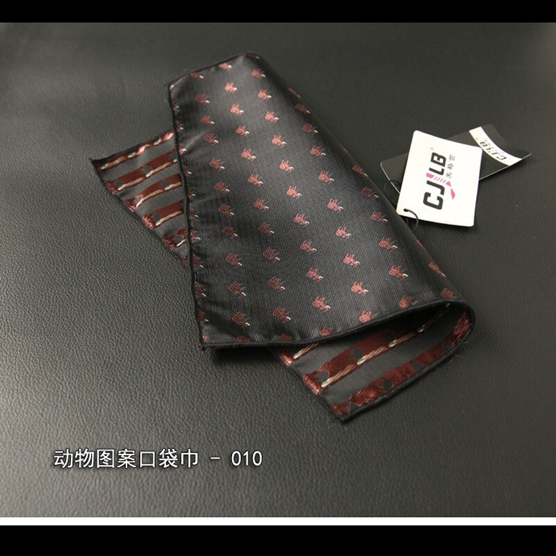 Cartoon Pochet Zakdoeken Voor Mannen Classic Pocket Handdoek Voor Wedding Party Pak Accessoires: 010
