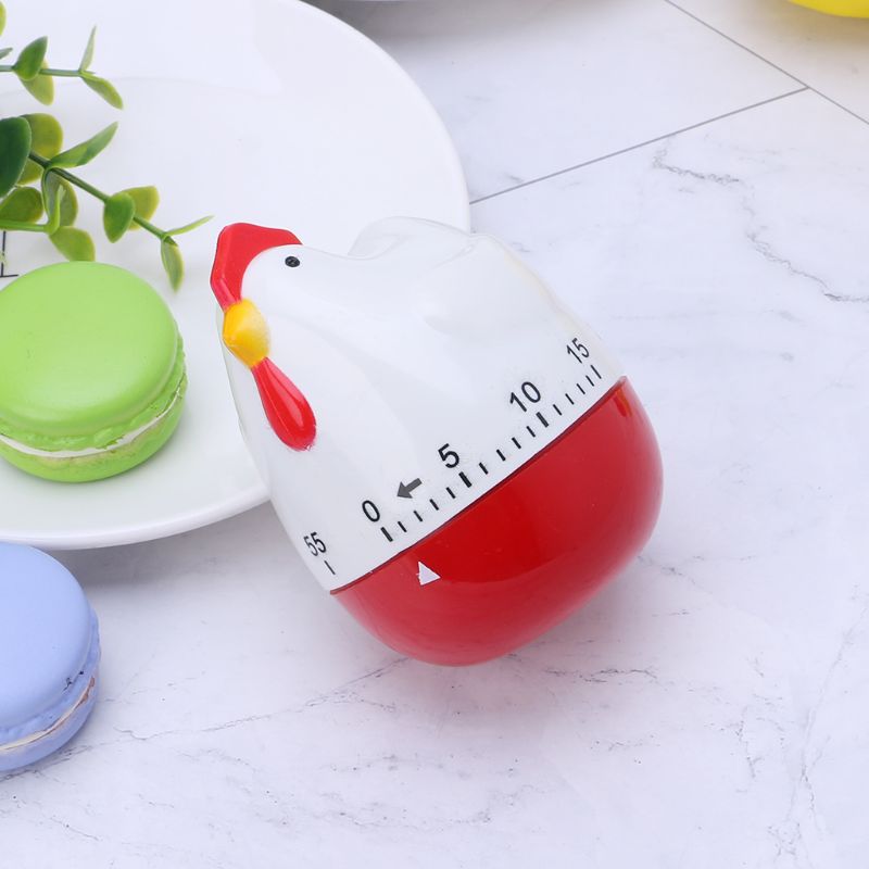 Mignon poule forme cuisine cuisson minuterie mécanique compte à rebours réveil rappel outil décor à la maison 667A