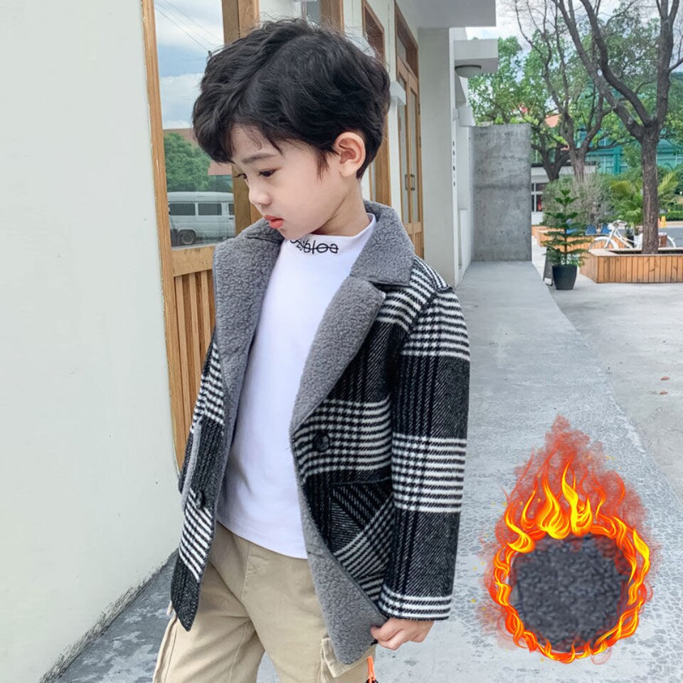 Vestes Pour Garçons Et Filles, Manteaux D'Hiver Pour Enfants, Styles Automne Et Printemps, Cardigan Épais Rembourré, Chaud, Adapté Pour 9M 6Y Ans