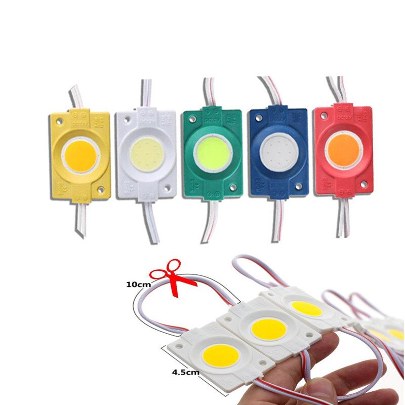 LED-modul 5050 3 LED DC12V Wasserdicht Werbung LED-Modul Weiß RGB Farbe Super Helle Beleuchtung 10 Teile/los