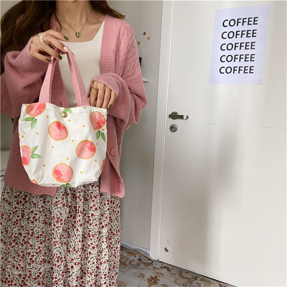 Mała świeża przenośna torba na Lunch kobieta Mini podręczny płócienna torba rozrywka uniwersalna torebka środowiskowa torba na zakupy Casual Tote: 0692-11