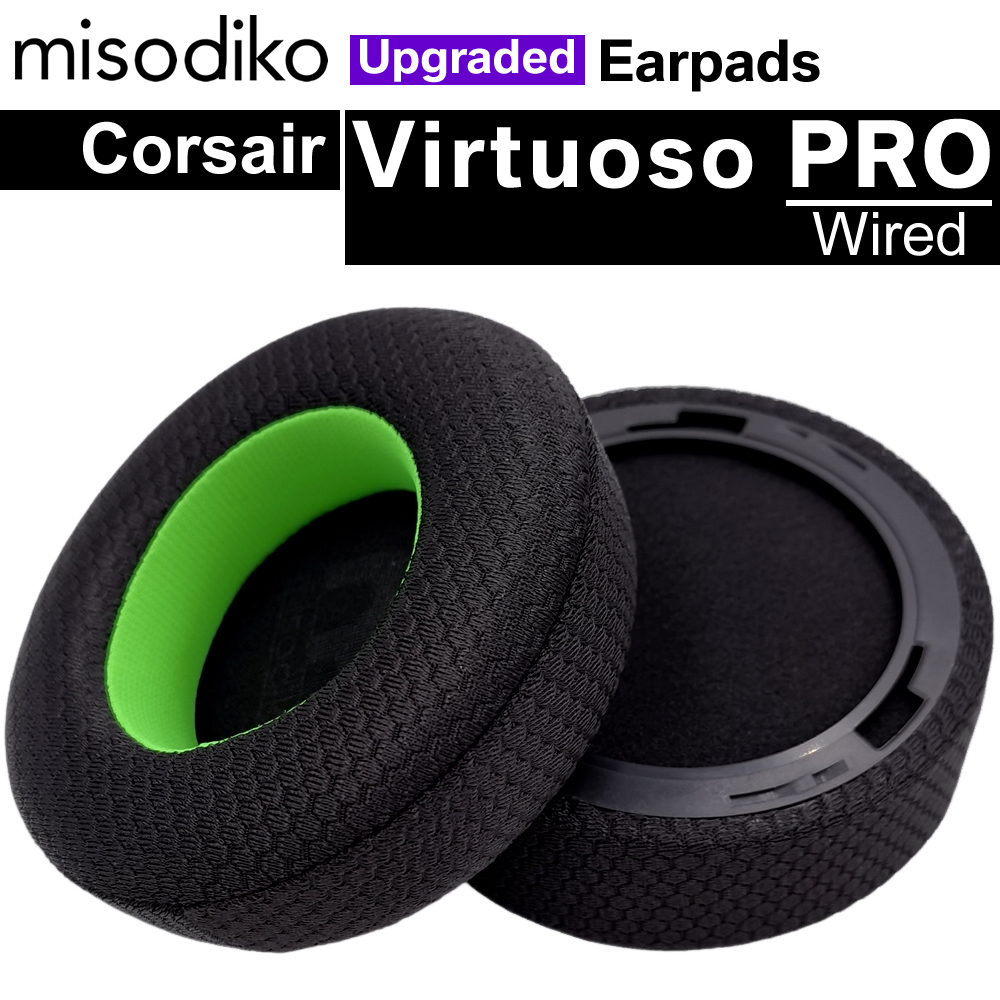 misodiko Upgraded Earpads Replacement for Corsair Virtuoso PRO Headphones: Orange