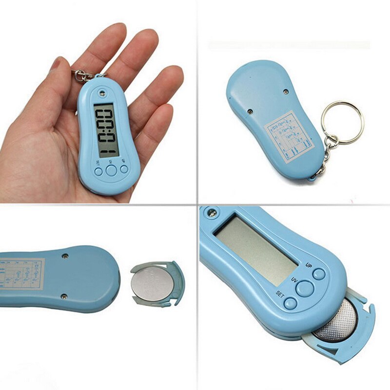 Mini détecteur UV bleu matériel portatif d'abs avec le porte-clés sans batterie 7.7*3.6*1.2CM 1 pièces