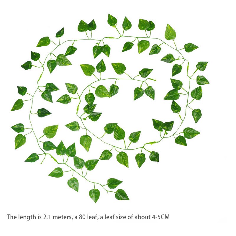 Artificial Jungle Vines Bendable Flexible Vine Lizards Reptile Pet Vivarium Terrarium Decor Pet Habitat Decoration: 4