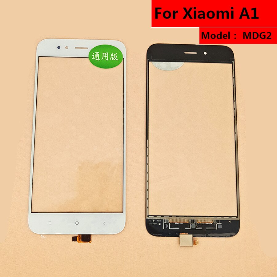 PANTALLA TÁCTIL PARA Xiaomi Mi A1 MiA1 MDG2, cristal digitalizador, Sensor táctil de repuesto, Panel táctil de cristal frontal