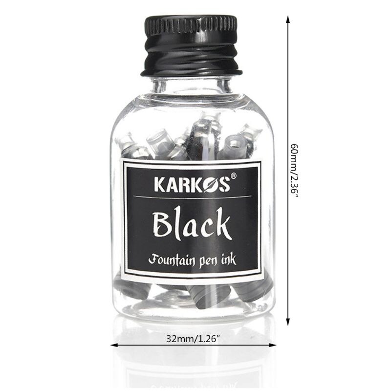 1 flasche Bunte 1ml Tinte Patrone Minen Tinte Brunnen Stift für Nachfüllen Tinten Schreibwaren Schule Bürobedarf