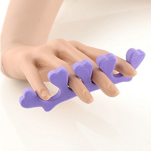 Goede kwaliteit 10 stuks zachte teenspreiderspons schuim vingernagelkunst salon pedicure manicure gereedschap